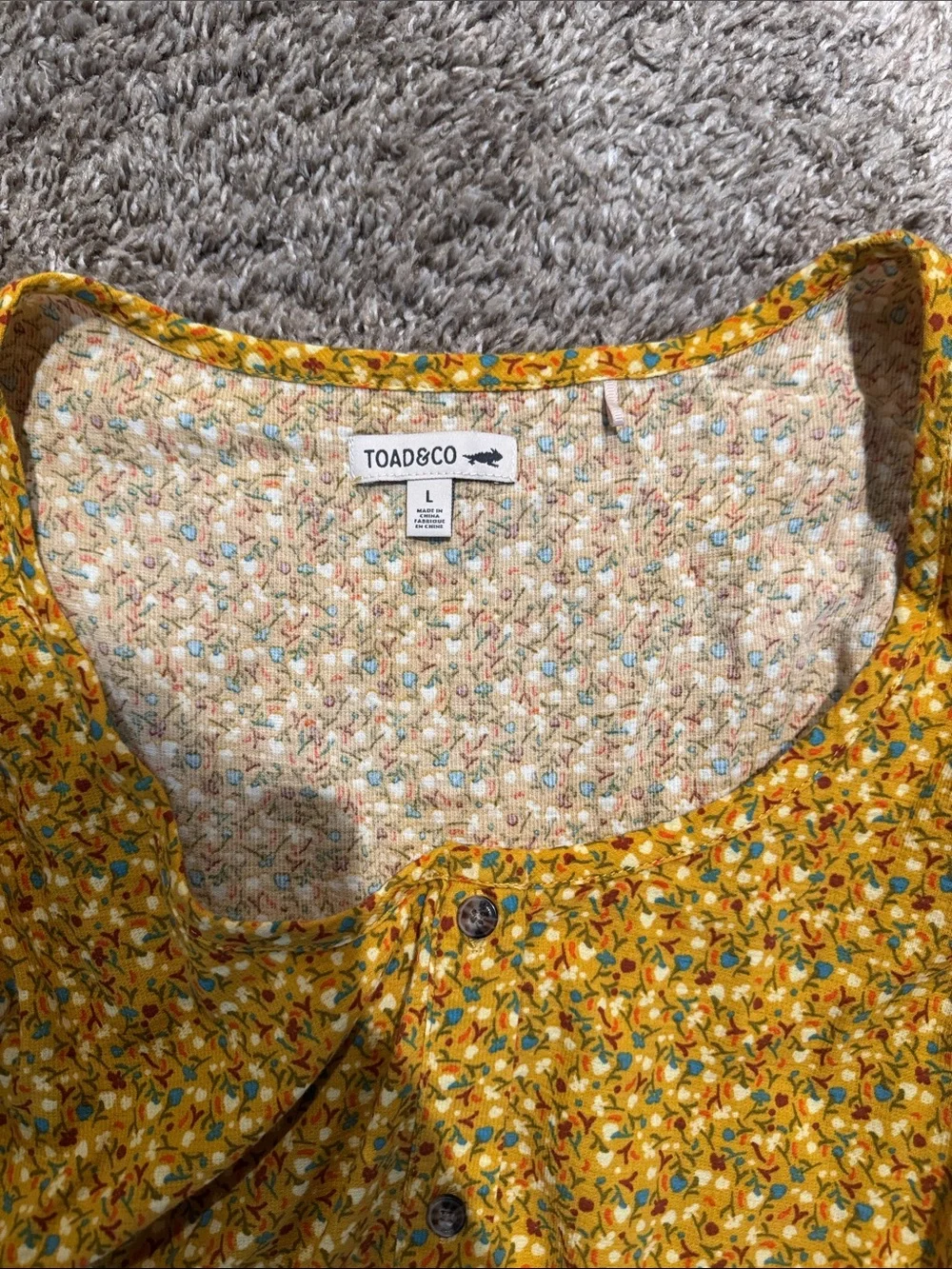 Toad&Co Floral Manzana Sundress - Picture 2 of 3